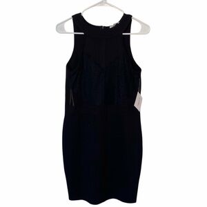 Stella Luce Black Sleeveless Body-Con Mini Dress Size XL